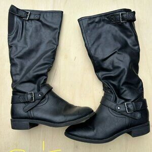 Black Leather Boots